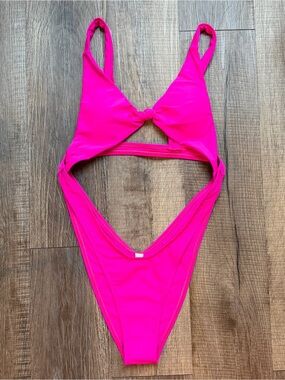 Hot Pink One-Piece Swimsuit
